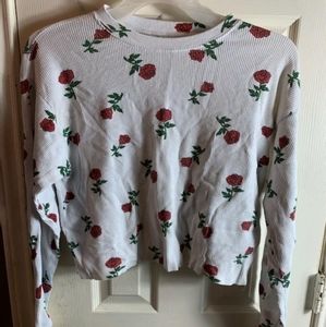 CHEMISTRY CHERRY SMALL CROP TOP